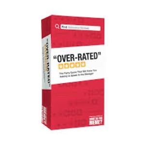 Over rated - The adult party game NEW